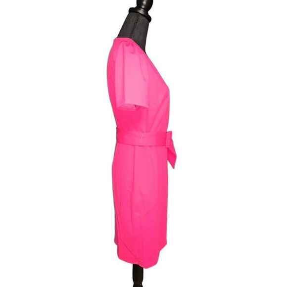 London Times V-neck Sheath Dress - Picture 4 of 8